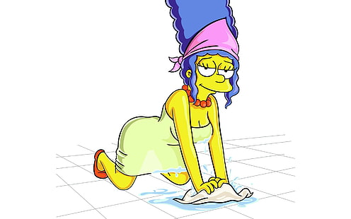 The Simpsons, Marge Simpson, rysunek, the simpsons, marge simpson, rysunek, 1920x1200, Tapety HD HD wallpaper