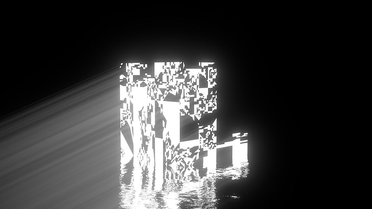 Liquidificador, cubo, render, CGI, luzes, HD papel de parede