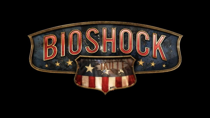 schwarze und rote Bud Light Neon Signage, BioShock Infinite, BioShock, HD-Hintergrundbild