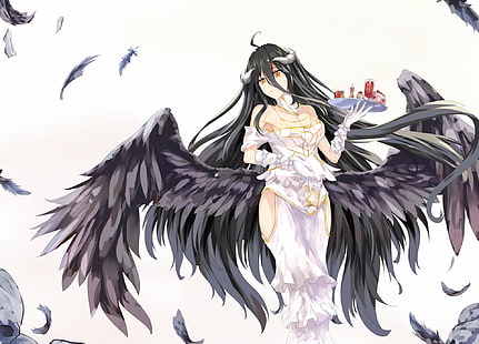 Anime, Overlord, Albedo (Overlord), Overlord (Anime), HD tapet HD wallpaper