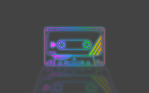 Musica, cassette, retro, Sfondo HD HD wallpaper