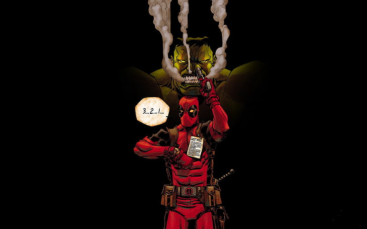 Deadpool standing clip art, figure, Hulk, comic, deadpool, HD wallpaper
