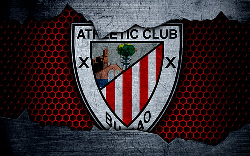 Football, Athletic Bilbao, Emblème, Logo, Fond d'écran HD HD wallpaper