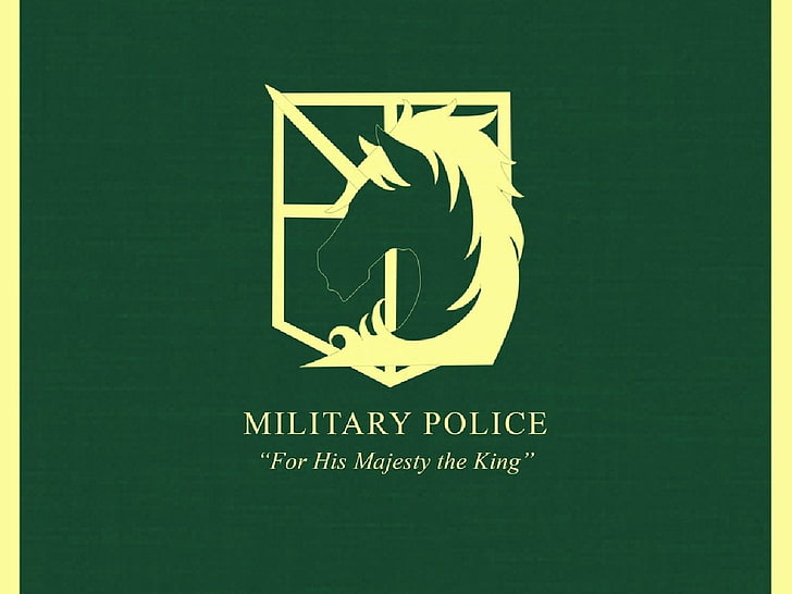 Military Police logo, Anime, Attack On Titan, HD wallpaper