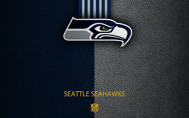 Football, Seattle Seahawks, Emblem, Logo, NFL, HD wallpaper