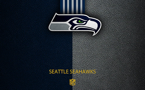 Futbol, ​​Seattle Seahawks, Amblem, Logo, NFL, HD masaüstü duvar kağıdı HD wallpaper