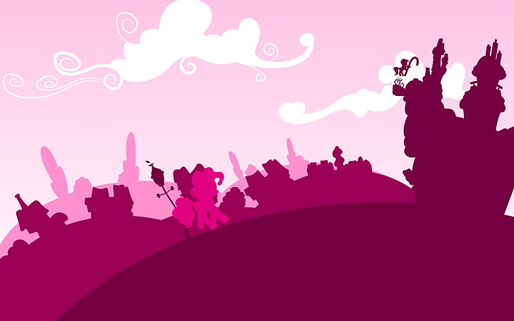 My Little Pony Purple HD, dibujos animados / cómic, púrpura, little, my, pony, Fondo de pantalla HD