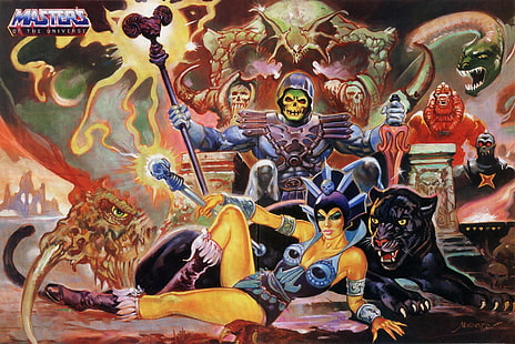 TV-show, He-Man och universums mästare, Skeletor, HD tapet HD wallpaper