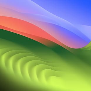 Apple Inc., macOS, macOS Sonoma, digital konst, färgglad, HD tapet HD wallpaper