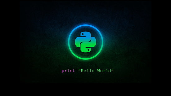 blue, Green, Python (programming), HD wallpaper HD wallpaper