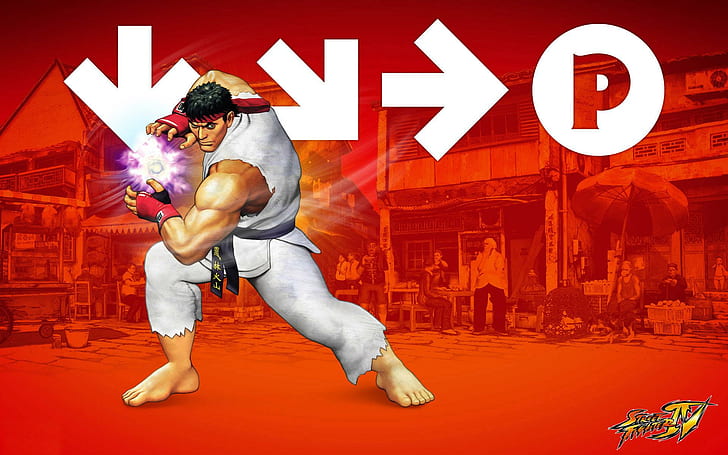 Рю - Street Fighter IV, уличный боец ​​Кен, игры, 1920x1200, уличный боец, уличный боец ​​IV, HD обои
