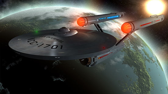 Star Trek, Star Trek: The Original Series, Enterprise (Star Trek), Sfondo HD HD wallpaper