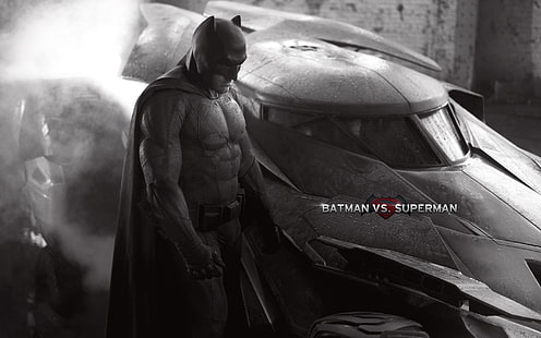 Fondo de pantalla de Batman vs Superman, Batman, monocromo, Fondo de pantalla HD HD wallpaper