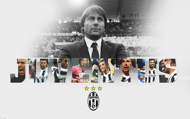 Juventus FC Fan Art, juventus poster, juventus, HD wallpaper