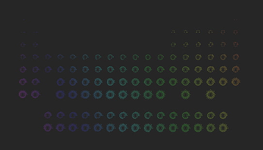 tabel periodik, atom, elektron, minimalis, Wallpaper HD HD wallpaper