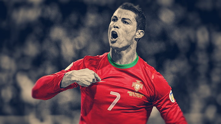 Cristiano Ronaldo, sepak bola, HDR, Cristiano Ronaldo, Portugal, Wallpaper HD