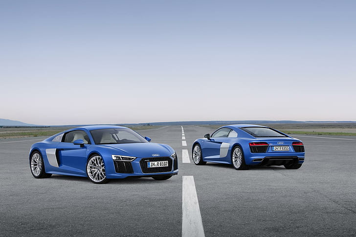 Audi R8 e-tron, audi r8 v10 купе суперкар 15, автомобил, HD тапет