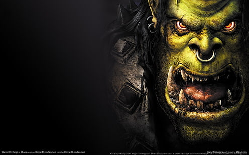 Papel de parede de Warcraft 3, Warcraft, orcs, Warcraft III: Reino do Caos, Warcraft III, HD papel de parede HD wallpaper