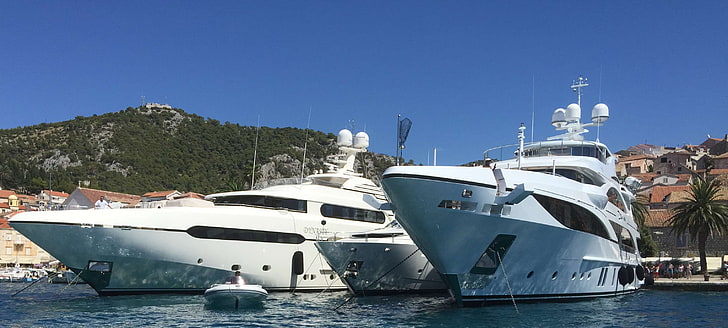 boats, luxury, mega yachts 2016, ships, HD wallpaper