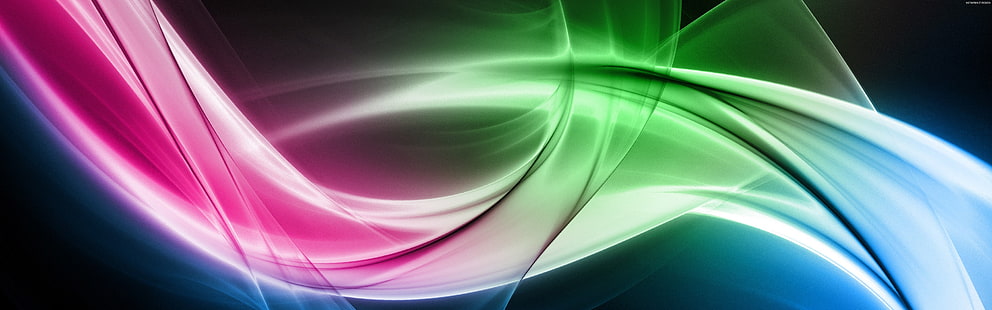 wielokrotny wyświetlacz, kolorowe, kształty, sztuka cyfrowa, Tapety HD HD wallpaper
