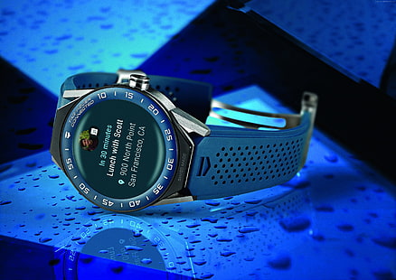 jam tangan pintar terbaik, MWC 2017, TAG Heuer Connected Modular 45, Wallpaper HD HD wallpaper