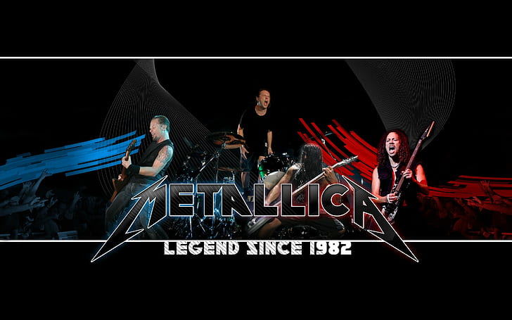 Metallica, Membres, Show, Nom, Graphiques, Fond d'écran HD
