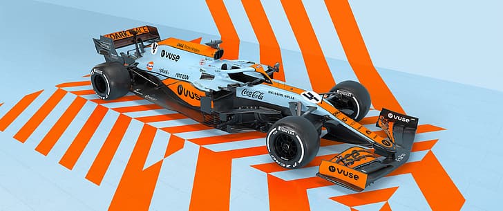 Formula 1, McLaren F1, McLaren Formula 1, mobil balap, mobil, Lando Norris, Wallpaper HD, Wallpaper HD