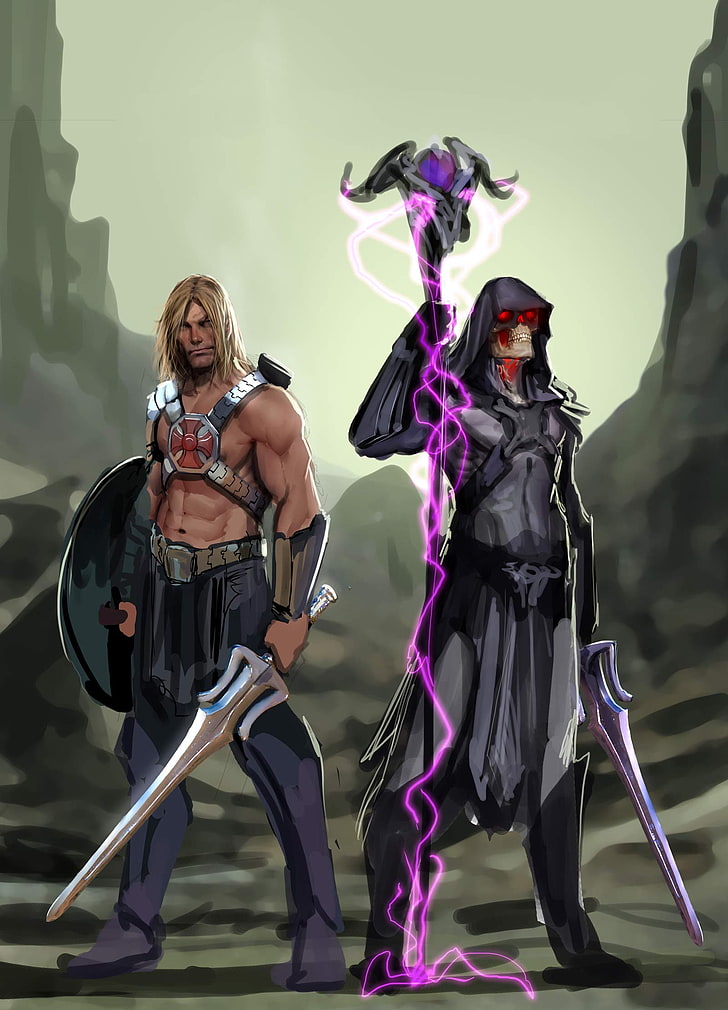 Nebezial, He-Man, Skeletor, He-Man and the Masters of the Universe, HD wallpaper