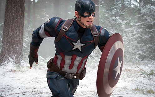 Captain America Avengers 2, กัปตันอเมริกา, อเมริกา, กัปตัน, อเวนเจอร์ส, วอลล์เปเปอร์ HD HD wallpaper