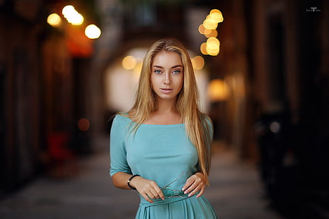 Dmitry Arhar, women, model, portrait, blonde, HD wallpaper HD wallpaper