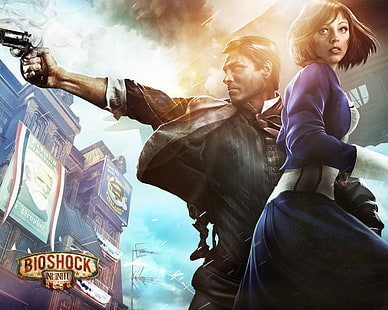 Bioshock Infinite digitales Hintergrundbild, BioShock Infinite, Videospiele, BioShock, HD-Hintergrundbild HD wallpaper