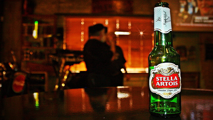 bir, minuman, Stella Artois, Wallpaper HD