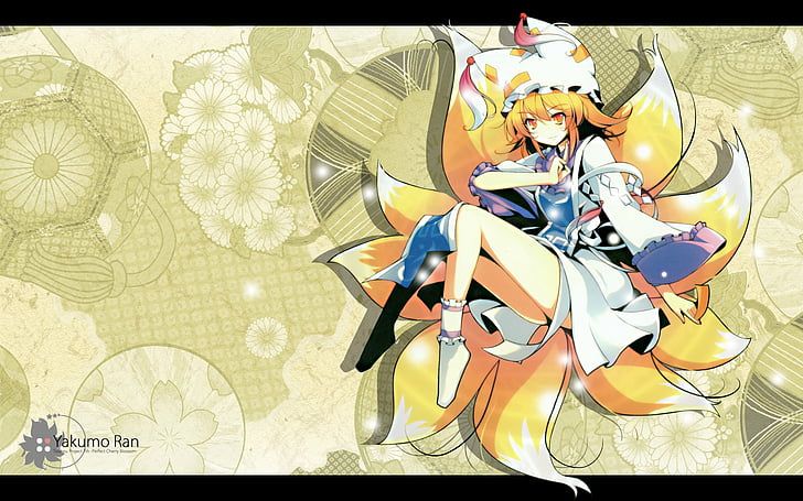 Anime, Touhou, Ran Yakumo, HD wallpaper