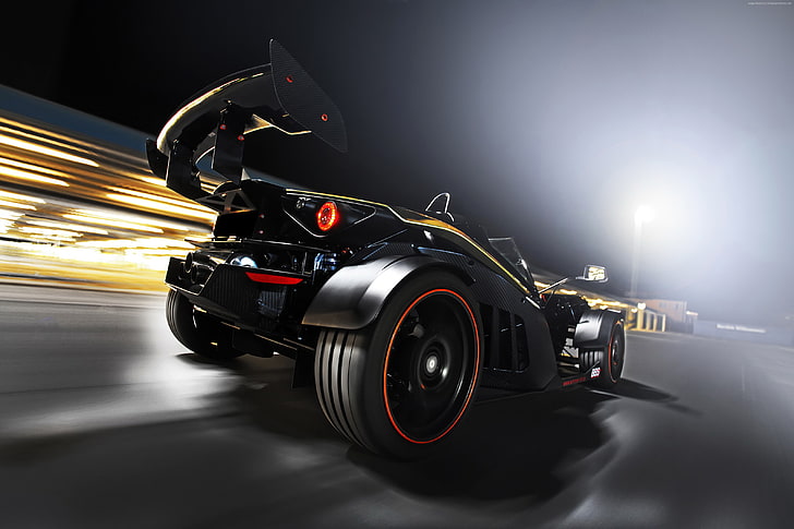 KTM X-Bow, negro, GT Dubai, Wimmer RS, coche deportivo, Fondo de pantalla HD
