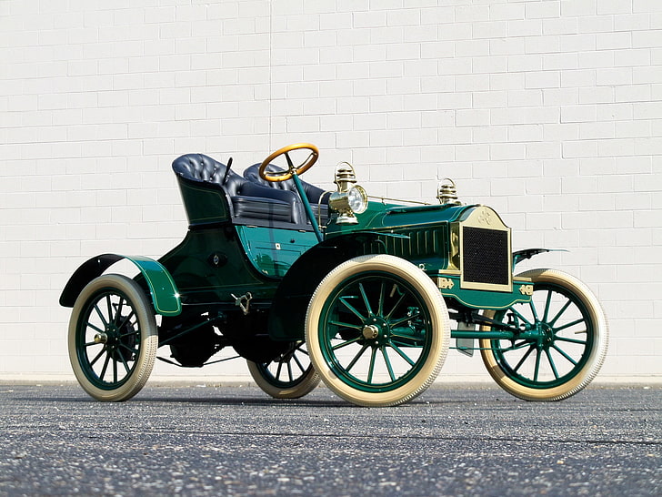 1904, french, front, oldsmobile, retro, runabout, touring, HD wallpaper
