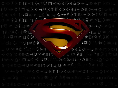 โลโก้ Superman, Superman, โลโก้ Superman, วอลล์เปเปอร์ HD HD wallpaper