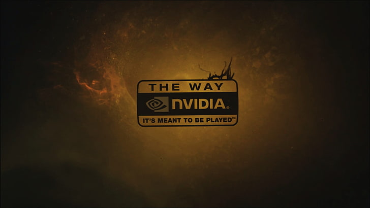 Логотип Nvidia, Nvidia, HD обои