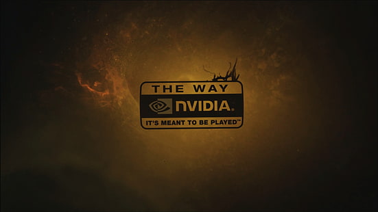 Лого на Nvidia, Nvidia, HD тапет HD wallpaper