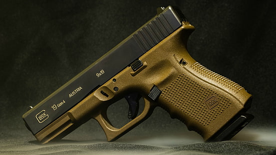 pistolet, pistolet, Glock, Glock 19, 9 mm, Tapety HD HD wallpaper