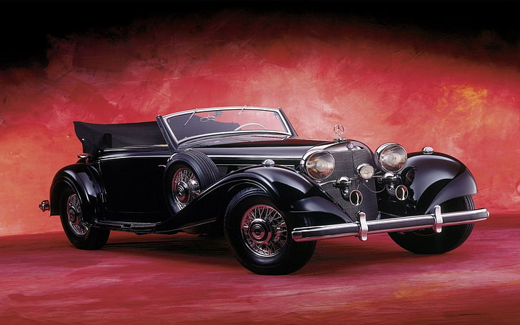 Mercedes-Benz, car, vintage, Oldtimer, vehicle, HD wallpaper