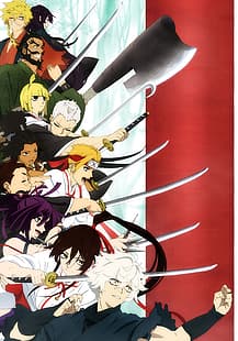 Paraíso del infierno: Jigokuraku, MAPPA, anime, katana, Fondo de pantalla HD HD wallpaper