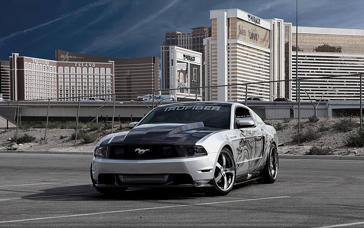 gray Ford Mustang GT coupe, Mustang, cars, Ford, auto wallpapers, car Wallpaper, auto photo, HD wallpaper