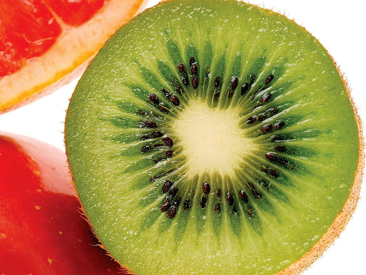 kiwi, uva, frutta, Sfondo HD