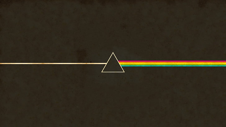 música, arte digital, Pink Floyd, triângulo, HD papel de parede