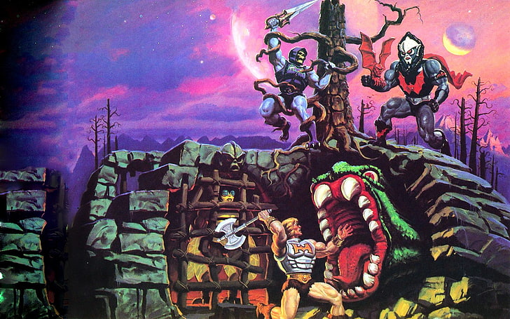 He-Man, He-Man dan Master of the Universe, Skeletor, Wallpaper HD