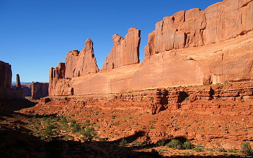 deserto, natura, paesaggio, formazione rocciosa, Arches National Park, Utah, Sfondo HD HD wallpaper