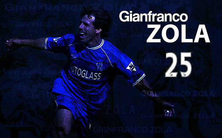 Chelsea FC, Gianfranco Zola, Fußball, HD-Hintergrundbild