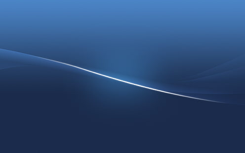 abstrait, lignes ondulées, minimalisme, fond bleu, Fond d'écran HD HD wallpaper
