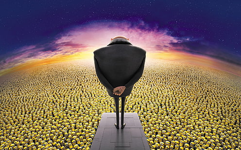 Despicable Me Gru and Minions tapet, Minions, Despicable Me 2, 2013, GRU, HD tapet HD wallpaper