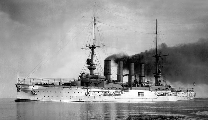 Kapal perang, Angkatan Laut Jerman, Kapal Pesiar, SMS Scharnhorst, Kapal Perang, Wallpaper HD